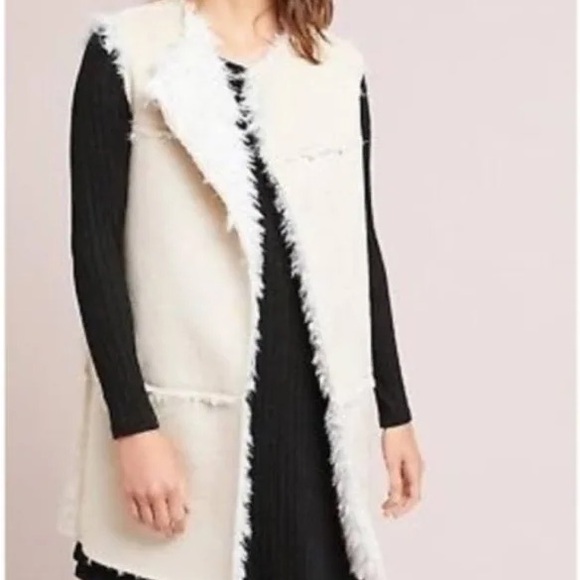 Michael Stars Cream Teddy Jacket - Picture 10 of 11